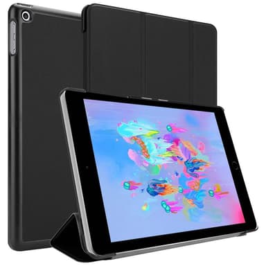 iPad PRO (9.7 tuumaa) Suojakuori Lompakkokotelo (Musta)