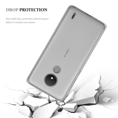 Nokia C21 Suojakuori Kotelo (Läpinäkyvä)