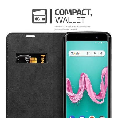 WIKO LENNY 5 Suojakuori Lompakkokotelo (Ruskea)