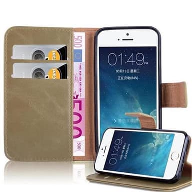 iPhone 5 / 5S / SE 2016 Suojakuori Lompakkokotelo