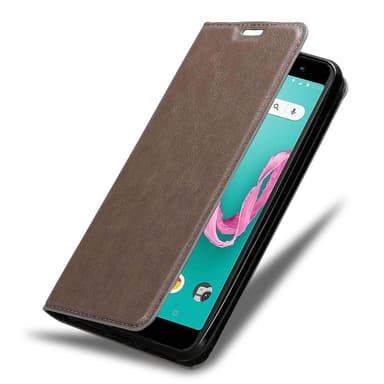WIKO LENNY 5 Suojakuori Lompakkokotelo (Ruskea)