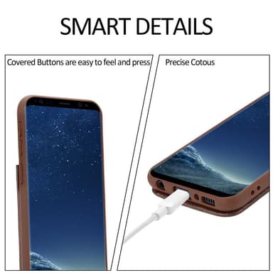Suojakuori Samsung Galaxy S8 PLUS Kotelo (Ruskea)