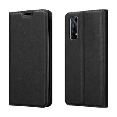 Realme 7 4G Suojakuori Lompakkokotelo (Musta)