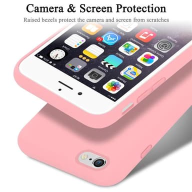 iPhone 6 / 6S Suojakuori Kotelo (Vaaleanpunainen)