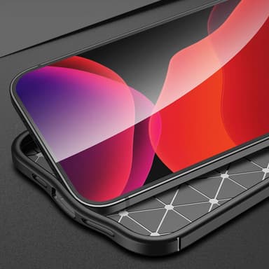 iPhone 13 Suojakuori Case Cover (Musta)