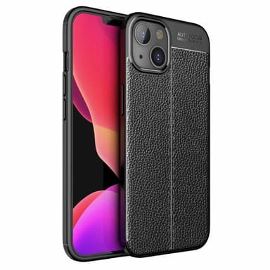 iPhone 13 Suojakuori Case Cover (Musta)