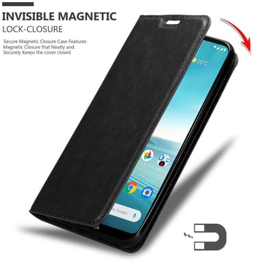 Nokia 3.4 Suojakuori Lompakkokotelo (Musta)