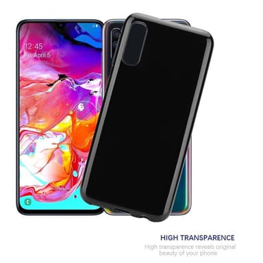 Samsung Galaxy A70 / A70s Suojakuori Kotelo (Musta)