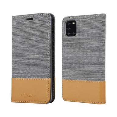 Samsung Galaxy A31 Suojakuori Lompakkokotelo (harmaa)