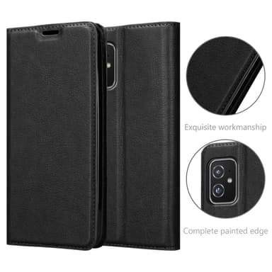 Asus ZenFone 8 Suojakuori Lompakkokotelo (Musta)