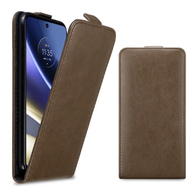 Motorola MOTO G51 5G Suojakuori Lompakkokotelo (Ruskea)