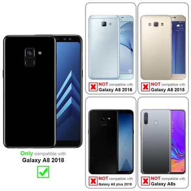 Samsung Galaxy A8 2018 3x Suojakalvo Karkaistu lasi