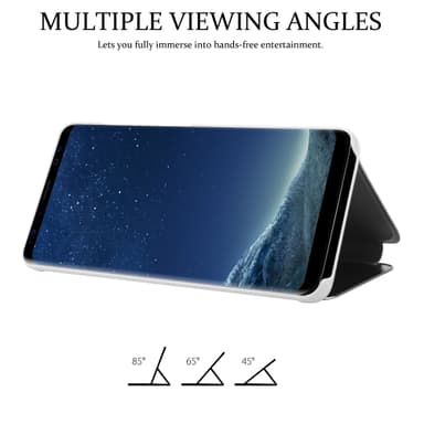 Suojakuori Samsung Galaxy S8 Lompakkokotelo (Hopea)