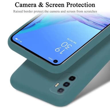 Oppo A53 Suojakuori Kotelo Case (Green)