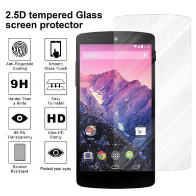 LG Google NEXUS 5 Näytönsuoja Karkaistu lasi Suojakalvo