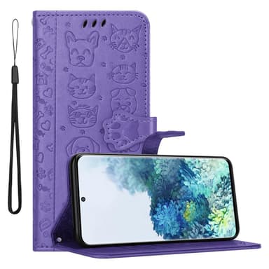 Samsung Galaxy S20 Suojakuori Lompakkokotelo (Violetti)