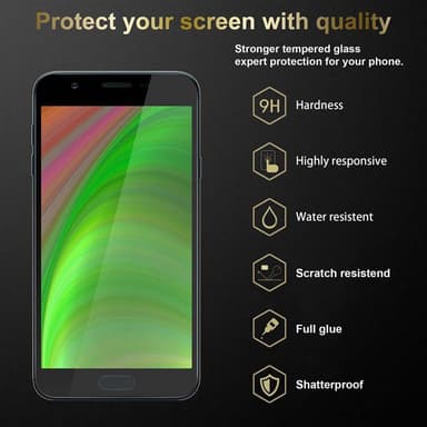 Samsung Galaxy J3 2018 3x Näytönsuoja Karkaistu lasi