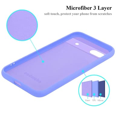 Google PIXEL 6A Suojakuori Kotelo Case (Violetti)