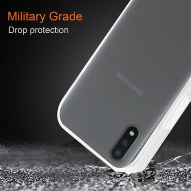 Samsung Galaxy A01 Suojakuori Kotelo (Läpinäkyvä)