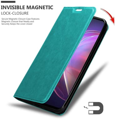 Vivo V21 4G / 5G Suojakuori Lompakkokotelo (Turkoosi)