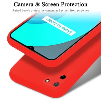 Realme C11 2020 Suojakuori Kotelo Case (Punainen)