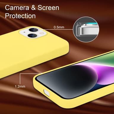 iPhone 14 PLUS Suojakuori Kotelo Case (Keltainen)