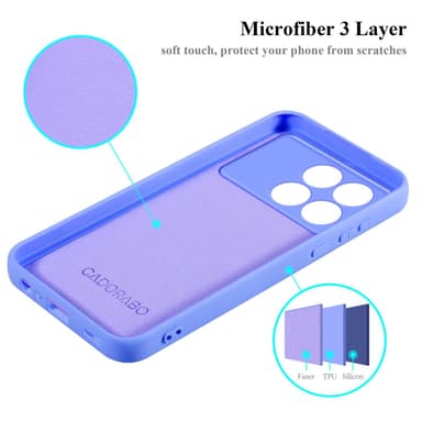 Xiaomi Poco F6 Pro Suojakuori Kotelo (Violetti)