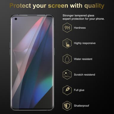 Oppo FIND X3 PRO Näytönsuoja Karkaistu lasi Suojakalvo