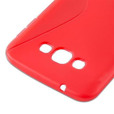 Samsung Galaxy A8 2015 Suojakuori Cover (Punainen)