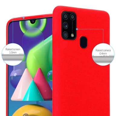 Suojakuori Samsung Galaxy M31 Kotelo (Punainen)