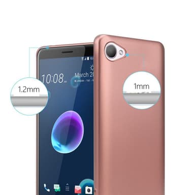 HTC Desire 12 Suojakuori Kotelo (Vaaleanpunainen)