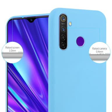 Suojakuori Realme 5 / 5i / 6i / C3 Kotelo (Sininen)