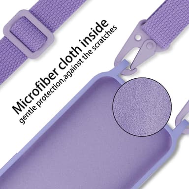 Suojakuori iPhone 14 Kotelo Ketju (Violetti)