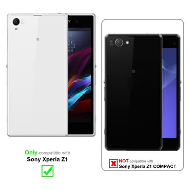 Sony Xperia Z1 Suojakuori Lompakkokotelo (Punainen)