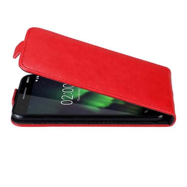 Nokia 2.1 Suojakuori Lompakkokotelo (Punainen)