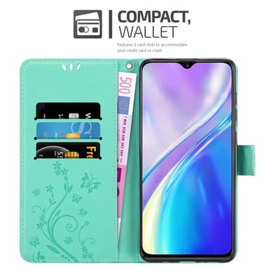 Realme X2 / XT / Oppo K5 Suojakuori Lompakkokotelo