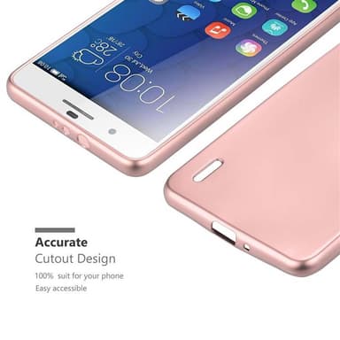 Honor 6 PLUS Suojakuori Kotelo (Vaaleanpunainen)