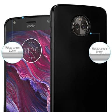 Motorola MOTO X4 Suojakuori Kotelo (Musta)