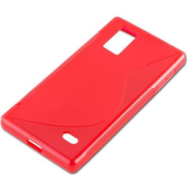 LG OPTIMUS GJ Suojakuori Cover (Punainen)
