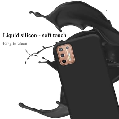 Motorola MOTO G9 PLUS Suojakuori Kotelo (Musta)