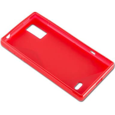 LG OPTIMUS GJ Suojakuori Cover (Punainen)