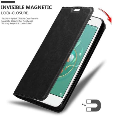 ZTE Nubia M2 LITE Suojakuori Lompakkokotelo (Musta)
