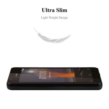 Nokia 1 2018 Suojakuori Kotelo Cover (Musta)