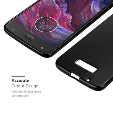 Motorola MOTO X4 Suojakuori Kotelo (Musta)