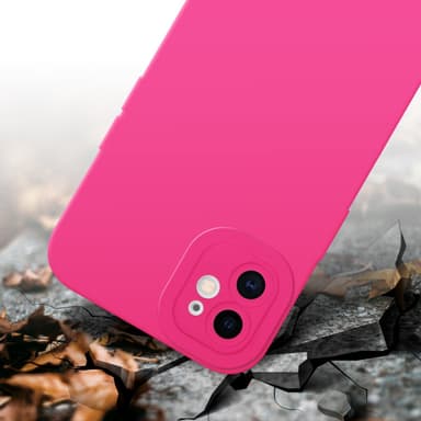 iPhone 12 Suojakuori Kotelo (Vaaleanpunainen)
