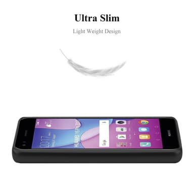 Huawei Y6 PRO 2017 Suojakuori Kotelo (Musta)