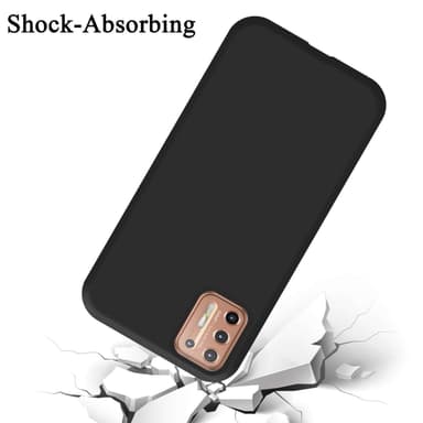 Motorola MOTO G9 PLUS Suojakuori Kotelo (Musta)