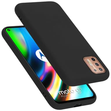 Motorola MOTO G9 PLUS Suojakuori Kotelo (Musta)