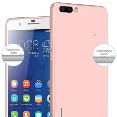 Honor 6 PLUS Suojakuori Kotelo (Vaaleanpunainen)