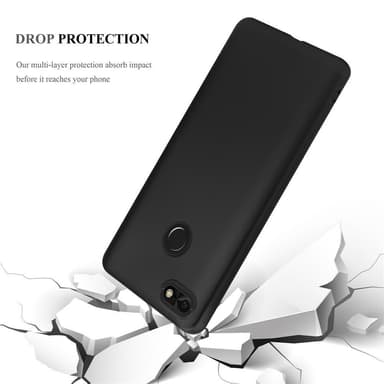 Huawei Y6 PRO 2017 Suojakuori Kotelo (Musta)